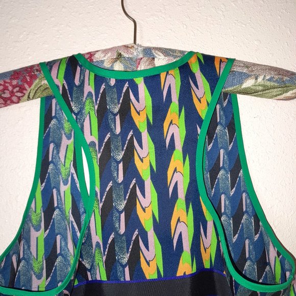 Bar III Colorful Boho Printed Racerback Tanktop Mixed Pattern Blouse Women’s XS - Picture 2 of 11